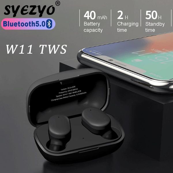 tws w11 bluetooth earphone wireless headphones one touch sport headset waterproof earbuds music headset works on all smartphones
tws w11 bluetooth earphone wireless headphones one touch sport headset waterproof earbuds music headset works on all smartphones