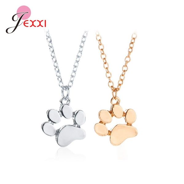 chains lovely pet jewelry pendant necklaces for women dog footprint lover gift 925 sterling silver choker
chains lovely pet jewelry pendant necklaces for women dog footprint lover gift 925 sterling silver choker