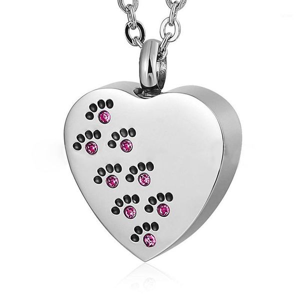 heart love pet prints urn necklace for ashes memorial pendant cremation jewellery personalized birthstone #ss501, Silver
heart love pet prints urn necklace for ashes memorial pendant cremation jewellery personalized birthstone #ss501, Silver