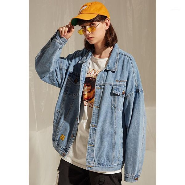 trendy denim outerwear 2020 autumn new oversize collar safari style jacket jeans men's and women's wear m-2xl1, Black;brown
trendy denim outerwear 2020 autumn new oversize collar safari style jacket jeans men's and women's wear m-2xl1, Black;brown