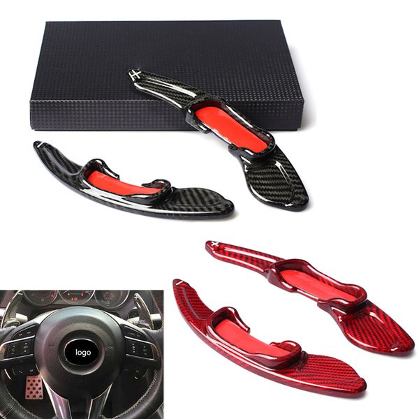 real carbon fiber paddle paddle shift steering wheel shifter extension for mazda 3 6 cx-3 cx-5 2013-2016
real carbon fiber paddle paddle shift steering wheel shifter extension for mazda 3 6 cx-3 cx-5 2013-2016