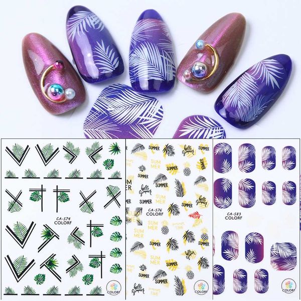 1pcs flower left nail art sticker black white feather cartoon 3d adhesive decals slider manicure diy decorations saca570-580
1pcs flower left nail art sticker black white feather cartoon 3d adhesive decals slider manicure diy decorations saca570-580