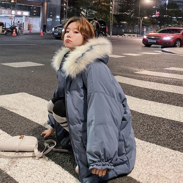 2020 new winter coats women big fur collar hooded cotton jacket coats woman down cotton parkas coat winter jackets loose outwear1, Black
2020 new winter coats women big fur collar hooded cotton jacket coats woman down cotton parkas coat winter jackets loose outwear1, Black