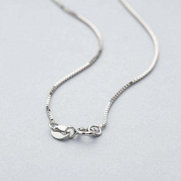 chains romantic 0.7 mm box chain solid 925 sterling silver necklace 16 & 18 inches three colors
chains romantic 0.7 mm box chain solid 925 sterling silver necklace 16 & 18 inches three colors