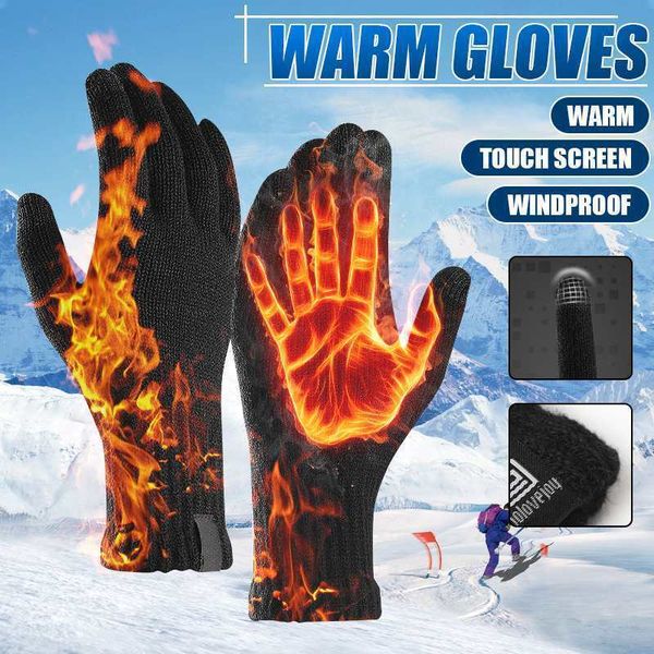 1 pair men women knitted touch screen male mitten thicken warm wool cashmere solid business gloves winter autumn, Blue;gray
1 pair men women knitted touch screen male mitten thicken warm wool cashmere solid business gloves winter autumn, Blue;gray