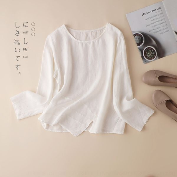 8jyn9 134 solid hem t-shirt linen women autumn loose irregular color artistic simple design sense hemp casual cotton cotton linen and, White
8jyn9 134 solid hem t-shirt linen women autumn loose irregular color artistic simple design sense hemp casual cotton cotton linen and, White
