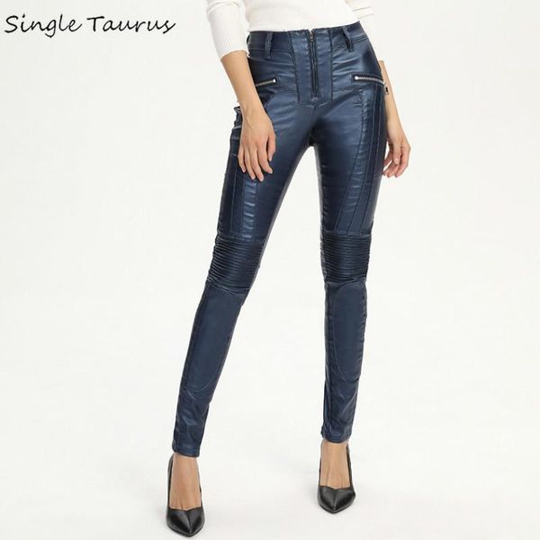 fake zippers pu pants women fashion high street high waisted pants leather trousers women pu skinny stretch pencil pantalons1, Blue
fake zippers pu pants women fashion high street high waisted pants leather trousers women pu skinny stretch pencil pantalons1, Blue