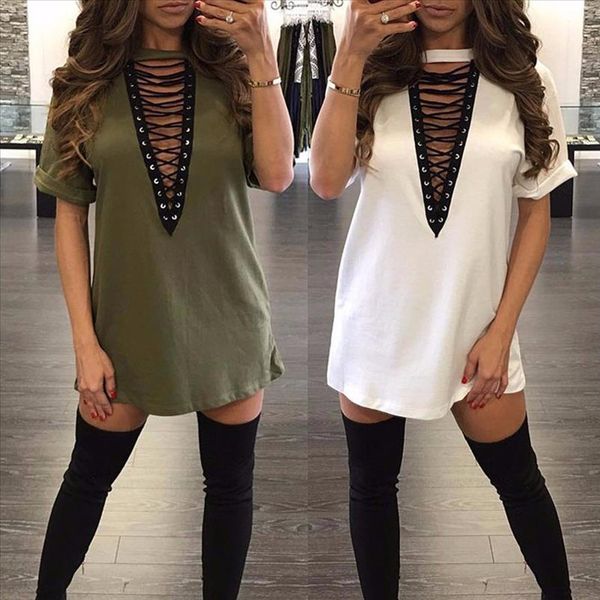plus size s 5xl 2020 spring dresses for women lace up dress hollow out plunge v short sleeves casual mini dresses female, Black;gray
plus size s 5xl 2020 spring dresses for women lace up dress hollow out plunge v short sleeves casual mini dresses female, Black;gray