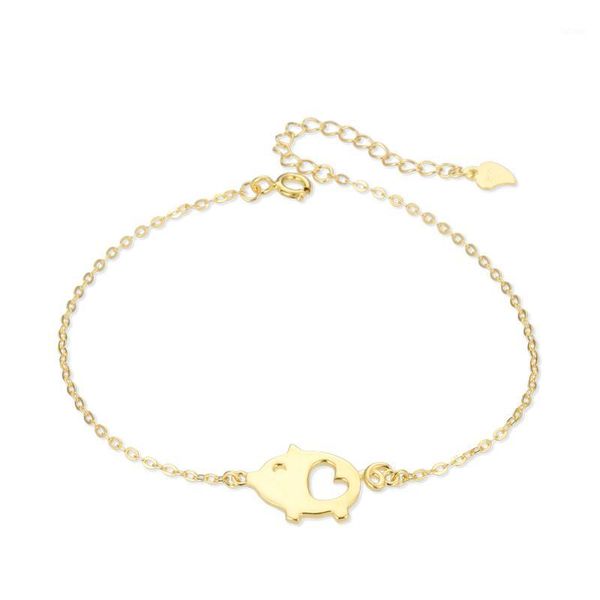 17.5 cm wholesale bracelet plain silver accessory hand chain original gold bracelet lovely pig girl gift jewelry silver1, Golden;silver
17.5 cm wholesale bracelet plain silver accessory hand chain original gold bracelet lovely pig girl gift jewelry silver1, Golden;silver