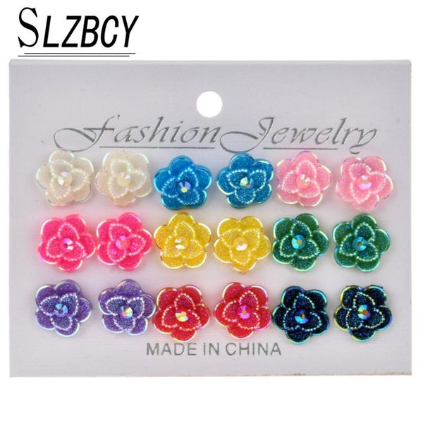 women rhinestone stud earring set resin flower alloy geometric star round crystal small earring brinco wedding party jewelry, Golden;silver
women rhinestone stud earring set resin flower alloy geometric star round crystal small earring brinco wedding party jewelry, Golden;silver
