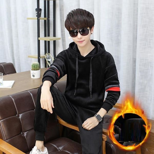 2021 new gold sets of korean version autumn and winter in addition to velvet man hoodies casual sports clothes two-piece suit d7k9, White
2021 new gold sets of korean version autumn and winter in addition to velvet man hoodies casual sports clothes two-piece suit d7k9, White