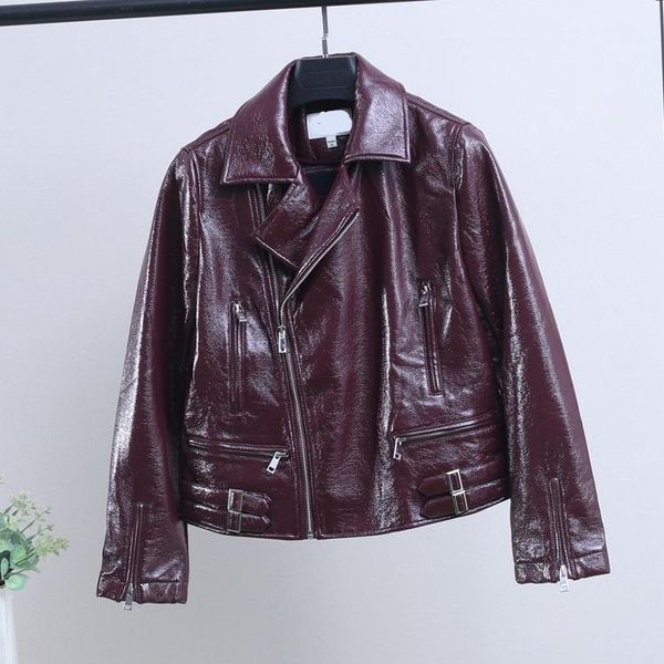 factory outlets shiny glossy pu leather jackets female lapel motorcycle style leather jacket f1621 dropshipping, Black
factory outlets shiny glossy pu leather jackets female lapel motorcycle style leather jacket f1621 dropshipping, Black