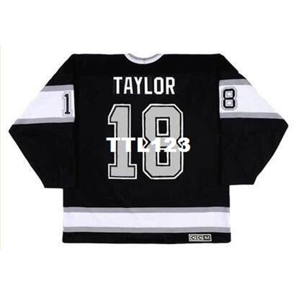 421 #18 dave taylor los angeles kings 1993 ccm vintage k away hockey jersey or custom any name or number retro jersey, Black
421 #18 dave taylor los angeles kings 1993 ccm vintage k away hockey jersey or custom any name or number retro jersey, Black
