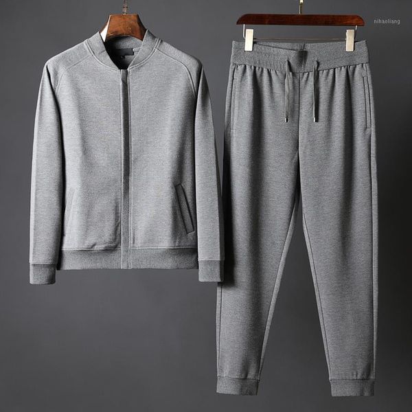 men's tracksuits solid color set (sweatshirt+pants) luxury stand collar casual sports mens hoodies slim fit man sets with pants 4xl1, Gray
men's tracksuits solid color set (sweatshirt+pants) luxury stand collar casual sports mens hoodies slim fit man sets with pants 4xl1, Gray