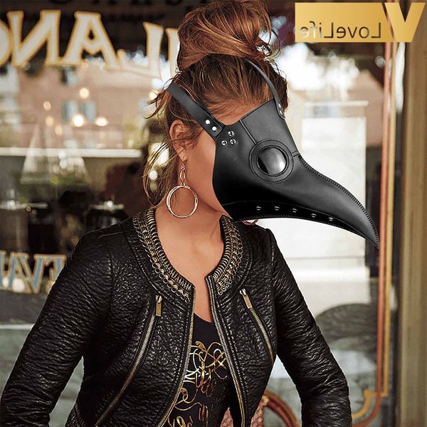 pu faux costume leather mask cosplay party props long nose bird beak for halloween plague doctor
pu faux costume leather mask cosplay party props long nose bird beak for halloween plague doctor