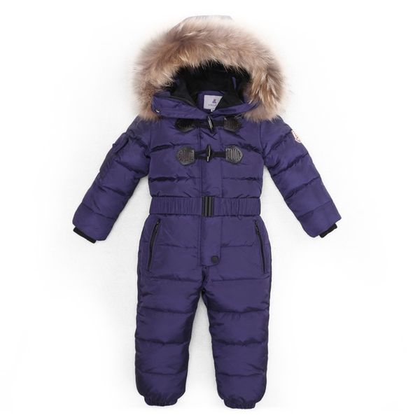-30 degree outdoor wear kids ski suit children down rompers parka real fur hood warm boys girl clothes winter jumpsuits 2- lj201202, Blue;gray
-30 degree outdoor wear kids ski suit children down rompers parka real fur hood warm boys girl clothes winter jumpsuits 2- lj201202, Blue;gray