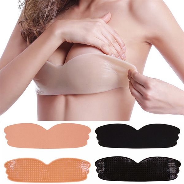 bras 1pc self adhesive strapless bandage blackless solid bra women silicone push up women's underwear invisible, Red;black
bras 1pc self adhesive strapless bandage blackless solid bra women silicone push up women's underwear invisible, Red;black