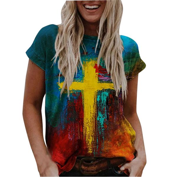 40# t-shirt harajuku women's oil painting faith jesus cross printed casual sweatshirt print hoodie new arrival creative clothes, White
40# t-shirt harajuku women's oil painting faith jesus cross printed casual sweatshirt print hoodie new arrival creative clothes, White