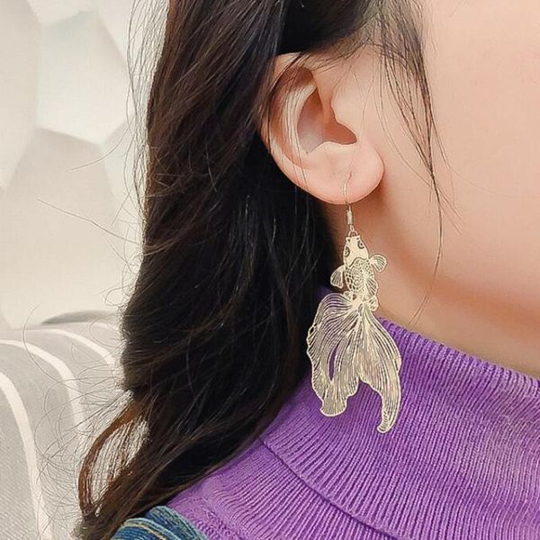 dangle & chandelier 2021 fashion simple hollow goldfish earrings festive special animal fish for women party jewelry gifts earring, Silver
dangle & chandelier 2021 fashion simple hollow goldfish earrings festive special animal fish for women party jewelry gifts earring, Silver