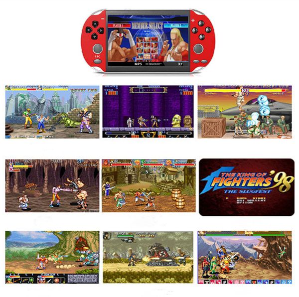 x7 handheld portable game players 4.3 inch screen mp5 video games console sup retro 8gb support for tv output video gaming player e-book wit
x7 handheld portable game players 4.3 inch screen mp5 video games console sup retro 8gb support for tv output video gaming player e-book wit