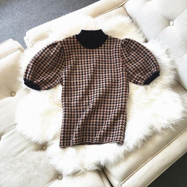 2020 autumn winter new women pullovers sweaters preppy style puff sleeve knit sueter mujer korean half turtleneck jumper femme, White;black
2020 autumn winter new women pullovers sweaters preppy style puff sleeve knit sueter mujer korean half turtleneck jumper femme, White;black