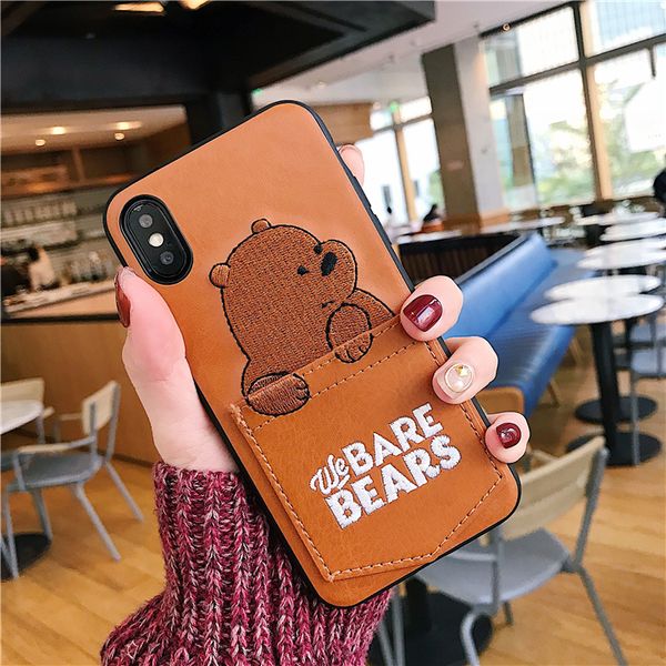 pu leather cartoon bear pocket phone case for iphone12 pro max soft tpu case for iphone 11 7 xr x max 11pro 6 8 plus with bags
pu leather cartoon bear pocket phone case for iphone12 pro max soft tpu case for iphone 11 7 xr x max 11pro 6 8 plus with bags