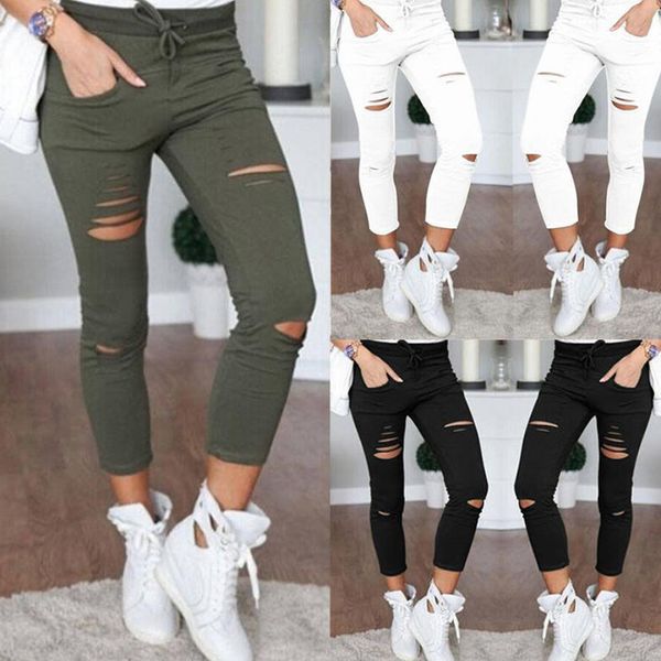hole ripped pants women jeggings high waist skinny drawstring pants pencil trousers plus size 5xl, Black;white
hole ripped pants women jeggings high waist skinny drawstring pants pencil trousers plus size 5xl, Black;white
