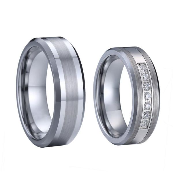 wedding rings classic tungsten carbide ring silver color never fade marriage couple for men and women lover's alliance, Slivery;golden
wedding rings classic tungsten carbide ring silver color never fade marriage couple for men and women lover's alliance, Slivery;golden