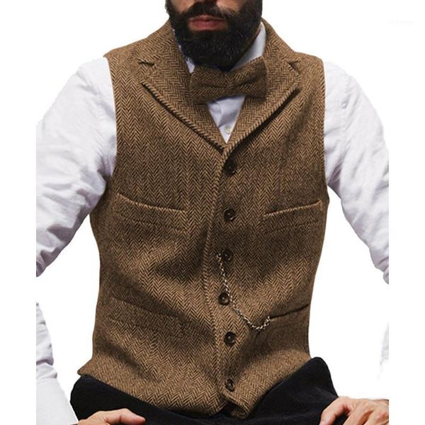 casual gentleman mens suit vest lapel v neck wool herringbone waistcoat casual formal business jacket groomsman for wedding1, Black;white
casual gentleman mens suit vest lapel v neck wool herringbone waistcoat casual formal business jacket groomsman for wedding1, Black;white