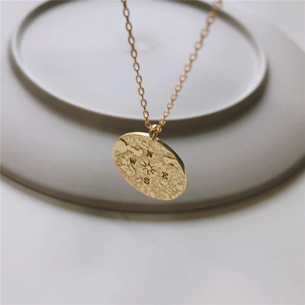 ruiyi european style girls niche compass map coin pendant necklace for women real 925 sterling silver 18k gold plated chokers q0531
ruiyi european style girls niche compass map coin pendant necklace for women real 925 sterling silver 18k gold plated chokers q0531