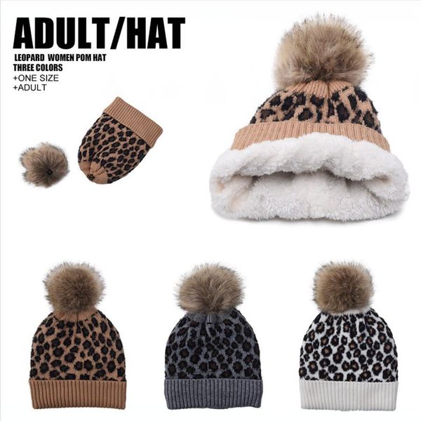 women knit beanie leopard print knitted hat pompom cap female outdoor warm cap fashion winter skullies dda634, Blue;gray
women knit beanie leopard print knitted hat pompom cap female outdoor warm cap fashion winter skullies dda634, Blue;gray