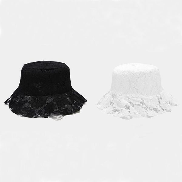 ladies soft bucket hat white black lace crochet flower sun cap spring street travel foldable sombrero elegant french style cap, Blue;gray
ladies soft bucket hat white black lace crochet flower sun cap spring street travel foldable sombrero elegant french style cap, Blue;gray