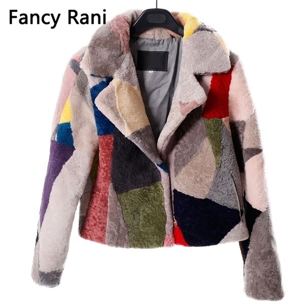 noble real fur sheepskin coats for women winter fashion wool coat female warm outwear patchwork sheep shearing jacket 201103, Black
noble real fur sheepskin coats for women winter fashion wool coat female warm outwear patchwork sheep shearing jacket 201103, Black