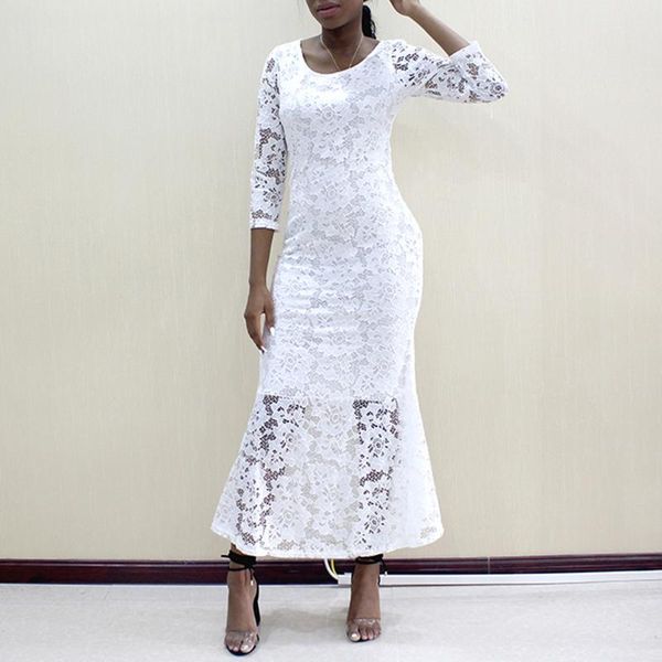 african dresses for women slim long dress white lace maxi dress hollow out bodycon o-neck 3/4 sleeve vestidos party club, Red
african dresses for women slim long dress white lace maxi dress hollow out bodycon o-neck 3/4 sleeve vestidos party club, Red