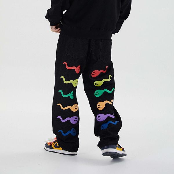 2020 new tadpole print straight graffiti jeans couple trousers harajuku streetwear denim pants oversize casual pants men women1, Blue
2020 new tadpole print straight graffiti jeans couple trousers harajuku streetwear denim pants oversize casual pants men women1, Blue
