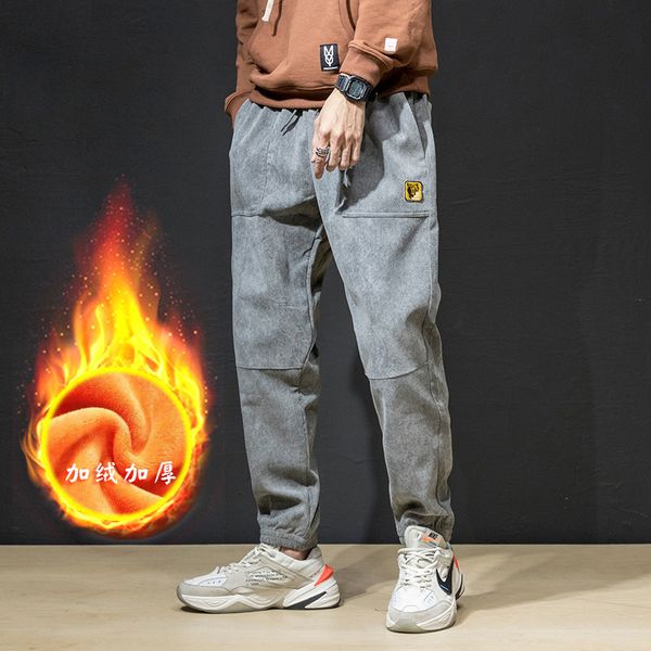 autumn winter 2021 new leisure korean trend loose overalls plush corduroy men's pants, Black
autumn winter 2021 new leisure korean trend loose overalls plush corduroy men's pants, Black