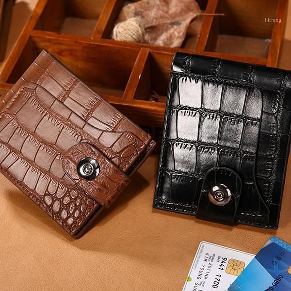 new style men's short wallet retro crocodile pattern multi-function wallet leather fashion multi-card coin purse1, Red;black
new style men's short wallet retro crocodile pattern multi-function wallet leather fashion multi-card coin purse1, Red;black