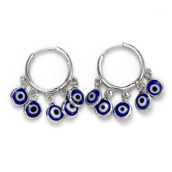 1pair blue evil eye tassel small hoop earrings for womens jewelry circle round huggie ear hoops earrings e4591, Golden;silver
1pair blue evil eye tassel small hoop earrings for womens jewelry circle round huggie ear hoops earrings e4591, Golden;silver