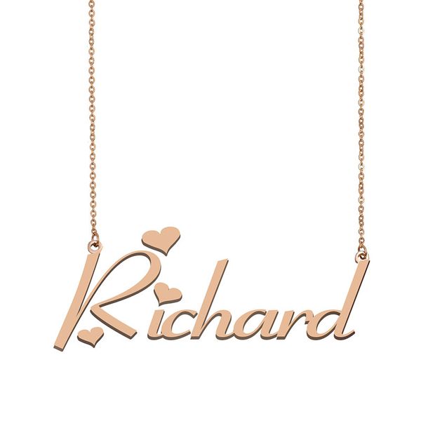 richard name necklace custom nameplate pendant for women girls birthday gift kids friends jewelry 18k gold plated stainless steel, Silver
richard name necklace custom nameplate pendant for women girls birthday gift kids friends jewelry 18k gold plated stainless steel, Silver