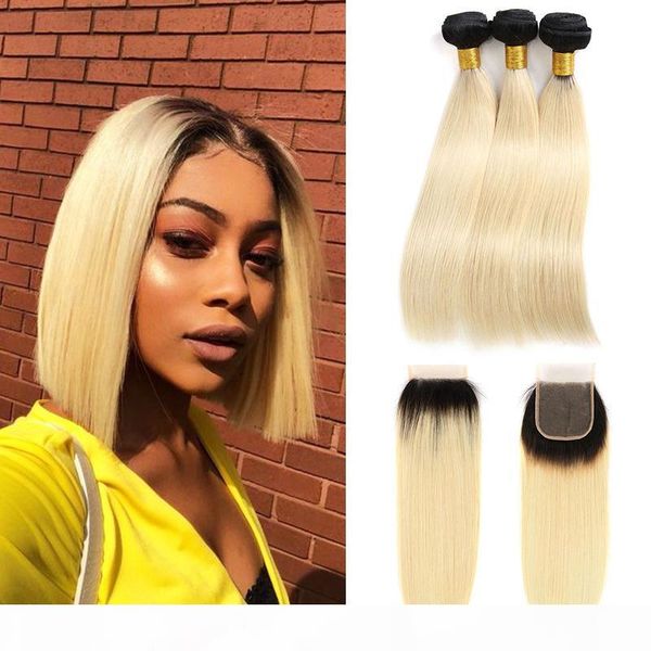 1в 613 ombre blonde бразильская straight remy человеческих волос 3 связки с 4x4 шнурок закрытие платиновая блондинка ombre связки и закрытие, Black;brown
1в 613 ombre blonde бразильская straight remy человеческих волос 3 связки с 4x4 шнурок закрытие платиновая блондинка ombre связки и закрытие, Black;brown