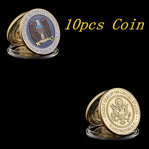 10pcs usa nsa washington.d.c gold challenge national coin nation security agency collection
10pcs usa nsa washington.d.c gold challenge national coin nation security agency collection