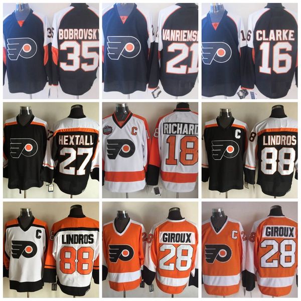 28 giroux philadelphia flyers 1 paremt 88 lindros 27 hextall 16 clarke 26 propp 18 richards 35 bobrovsky hockey jersey, Black
28 giroux philadelphia flyers 1 paremt 88 lindros 27 hextall 16 clarke 26 propp 18 richards 35 bobrovsky hockey jersey, Black