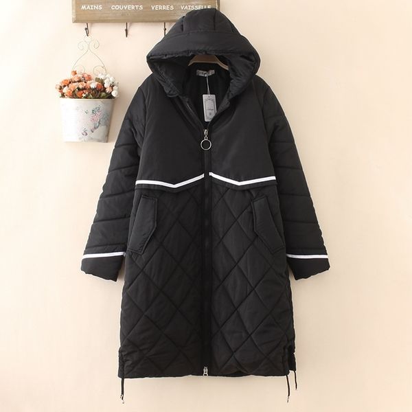 woman winter coats oversize hooded white bar thick warm long parka jacket women coats and jackets women 201110, Black
woman winter coats oversize hooded white bar thick warm long parka jacket women coats and jackets women 201110, Black