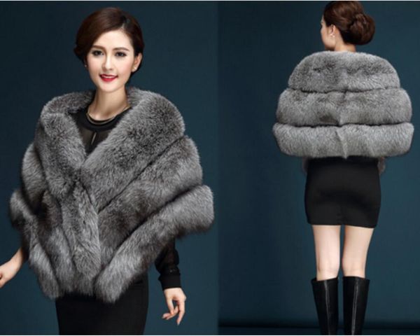 autumn and winter bride imitation fox fur shawl wedding cloak dress cheongsam fur cape coat white red thick female, Black;white
autumn and winter bride imitation fox fur shawl wedding cloak dress cheongsam fur cape coat white red thick female, Black;white