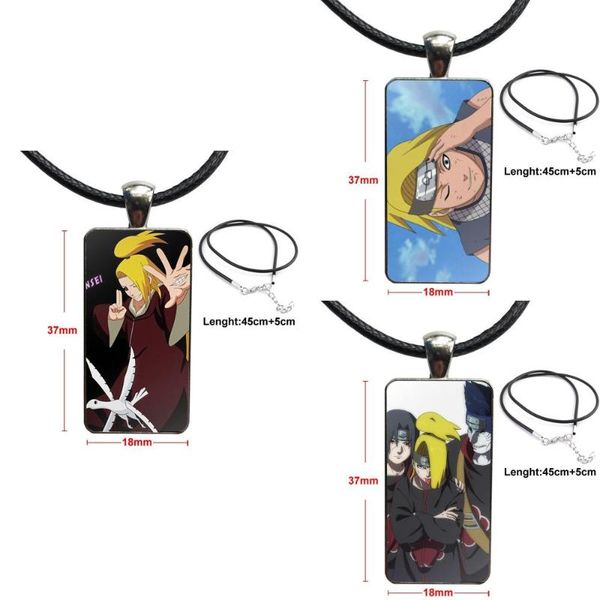 steel color glass cabochon with rectangle shaped pendant choker necklace for men women party gift cartoon anime naruto deidara, Silver
steel color glass cabochon with rectangle shaped pendant choker necklace for men women party gift cartoon anime naruto deidara, Silver
