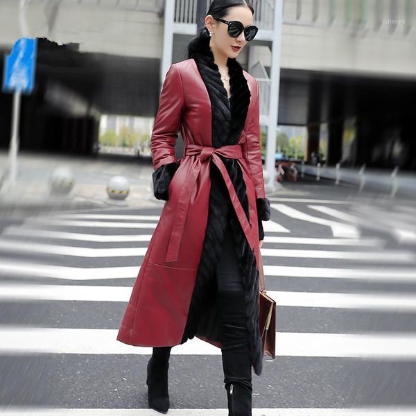 jacket leather genuine real collar korean down jacket 2020 winter women 100% long sheepskin coat my37431, Black
jacket leather genuine real collar korean down jacket 2020 winter women 100% long sheepskin coat my37431, Black