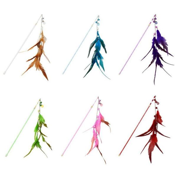 bell cat teaser wand toy with replaceable colorful feather and pearls interactive pet training tool make cat sticker teaser toys
bell cat teaser wand toy with replaceable colorful feather and pearls interactive pet training tool make cat sticker teaser toys