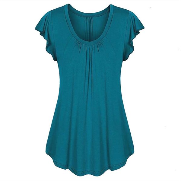 цвета 7 плюс размер s 6xl женщины solid row pleats ruffled ruched o шею с коротким рукавом рубашки нерегулярные топы камиза feminina, White
цвета 7 плюс размер s 6xl женщины solid row pleats ruffled ruched o шею с коротким рукавом рубашки нерегулярные топы камиза feminina, White