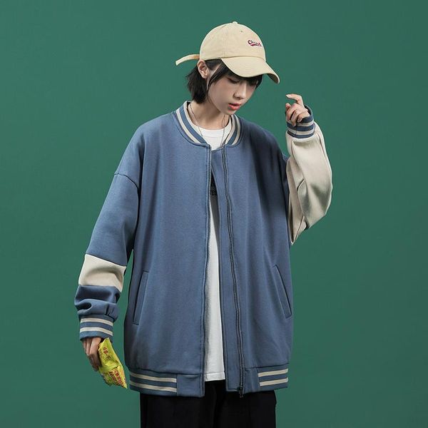 contrast patchwork jacket retro casual loose cotton zipper baseball jacket korean style kurtka zimowa damska coat women de50jk, Black;brown
contrast patchwork jacket retro casual loose cotton zipper baseball jacket korean style kurtka zimowa damska coat women de50jk, Black;brown