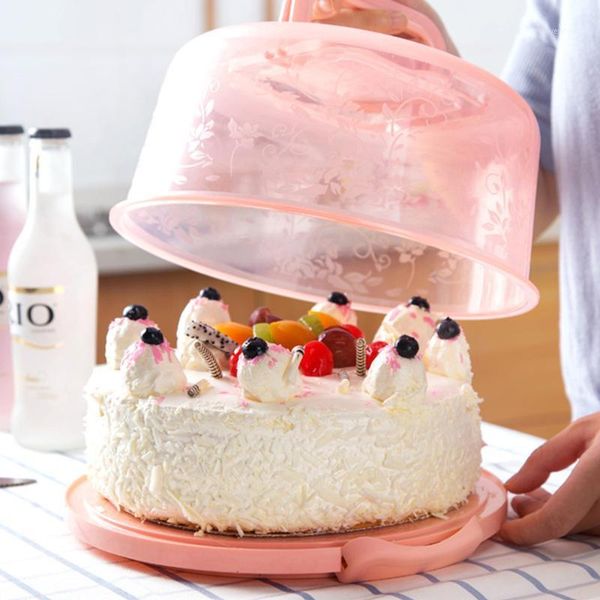 gift wrap 1pc portable cake box plastic round holder organizer carrier for home1
gift wrap 1pc portable cake box plastic round holder organizer carrier for home1